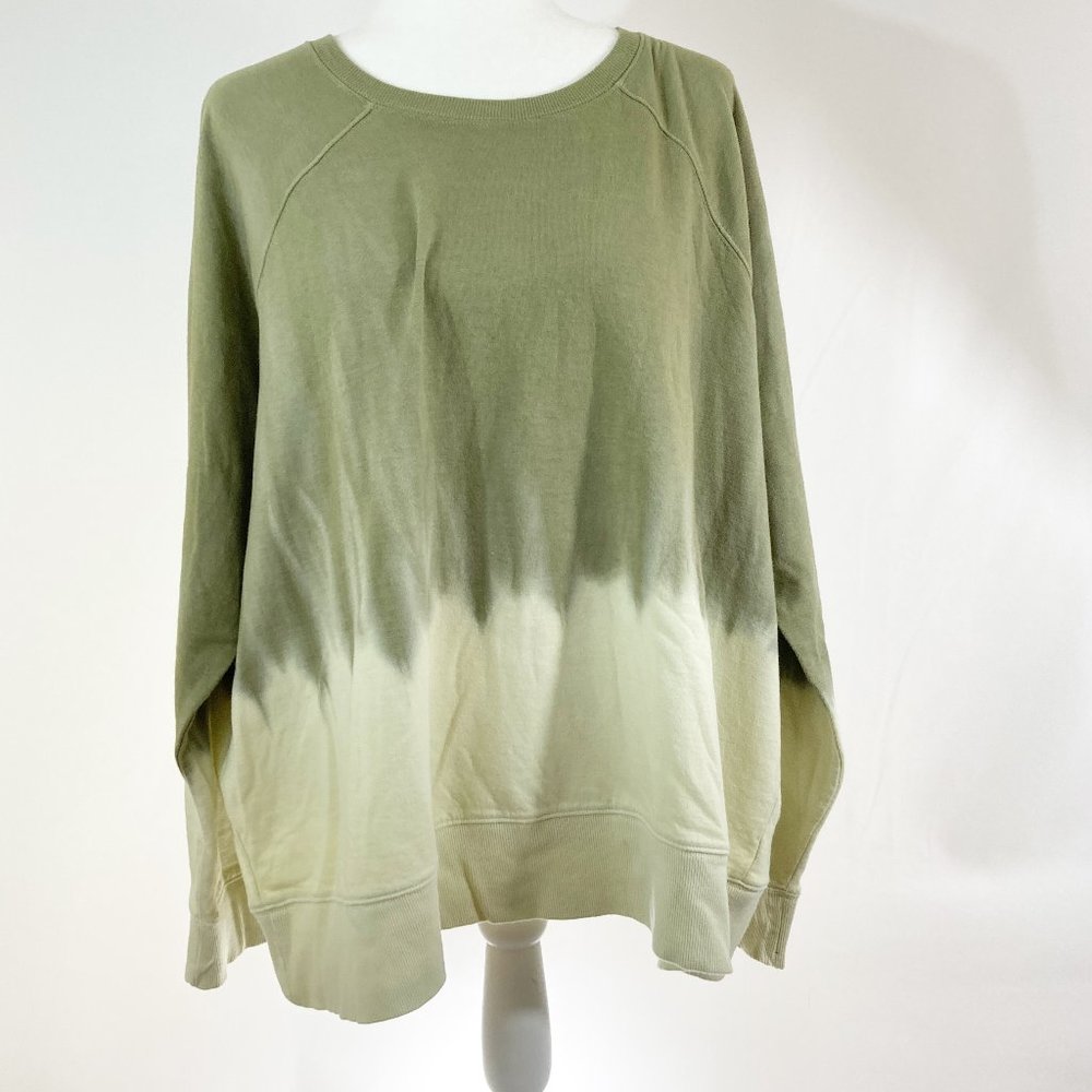 Athleta Sundown Dip Dye Sweatshirt Size 2X